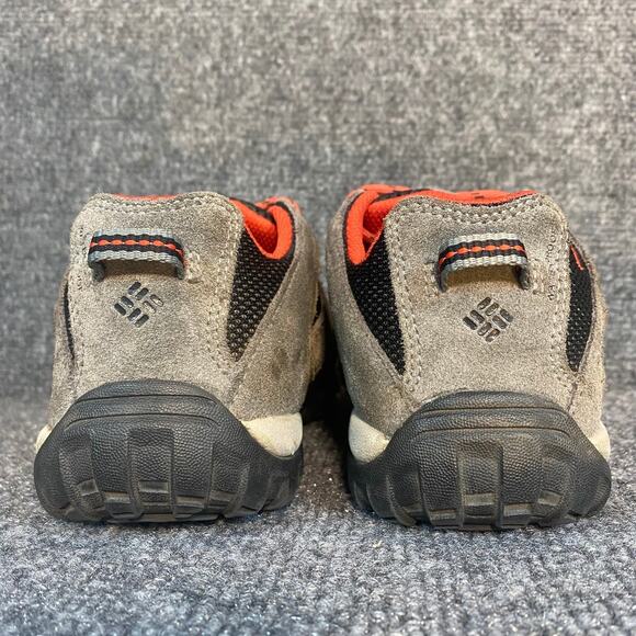 COLUMBIA REDMOND Waterproof SNEAKERS Gray Black Red Youth Size 3 - Picture 5 of 8